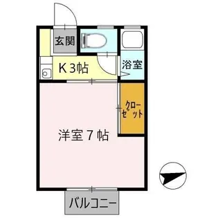 パークハウス B棟【1階】の間取り