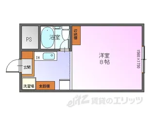 1Kの間取り画像