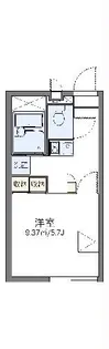 レオパレス瑞光II【2階】の間取り