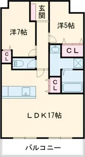 アークス高梨レジデンス【1階】の間取り