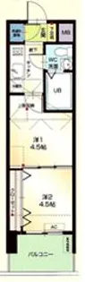 No48 PROJECT2100博多【9階】の間取り