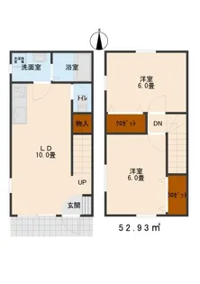 コーポラス吉井の間取り