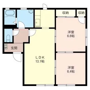 埼玉県さいたま市見沼区丸ヶ崎町【アパート】の間取り