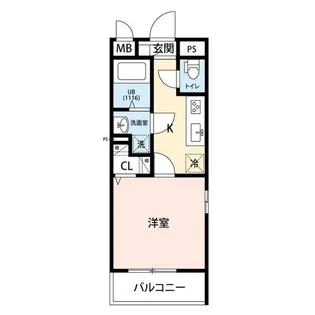 リコルテ稲野【1階】の間取り
