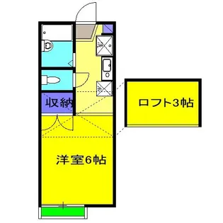 パレス岡出山【2階】の間取り