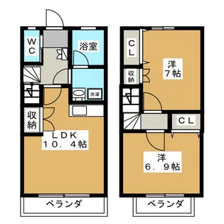 愛知県名古屋市守山区天子田3【一戸建】の間取り