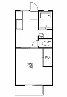 東栄ハイツ A【1階】の間取り