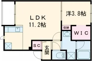サンスクリットガーデン【3階】の間取り