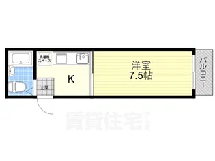 堺陽明ハイツ【5階】の間取り