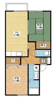 セジュール高尾【2階】の間取り