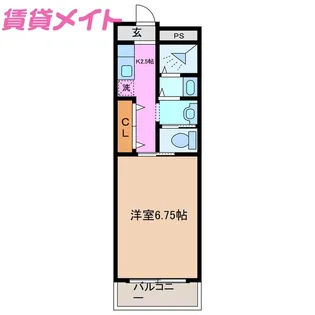 ノイハウスII【1階】の間取り