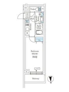 プラネソシエプラス桜台【1階】の間取り
