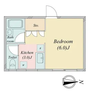 神奈川県横浜市青葉区桂台1【アパート】の間取り