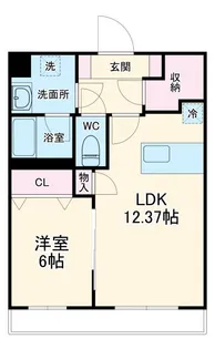 CLAST 1【1階】の間取り
