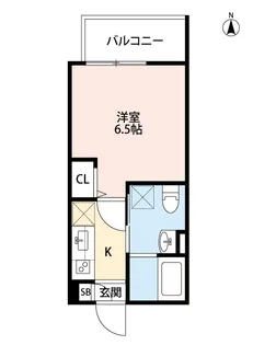 1Kの間取り画像