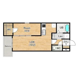 ジーメゾン大久保アスピダ【2階】の間取り