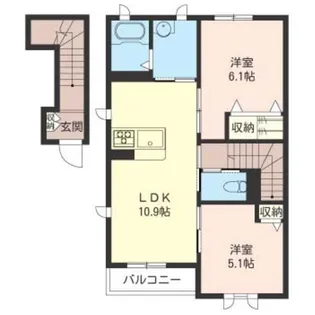 Progresso【2階】の間取り