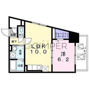 メゾン ド シュシュ 西巣鴨【4階】の間取り