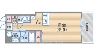 DAIWA RESIDENCE FUDANOTSUJI【5階】の間取り