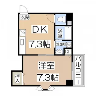 パステルハイツ【3階】の間取り