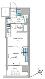 ルフォンプログレ蔵前プレミア【5階】の間取り