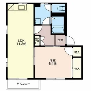 フレグランスたけくらE【2階】の間取り