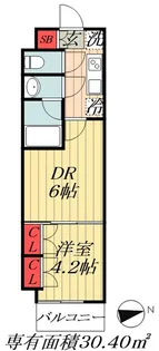 千葉県市川市市川1【マンション】の間取り