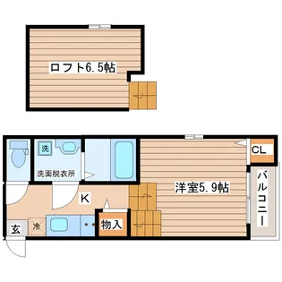 RETINA太子堂II【1階】の間取り