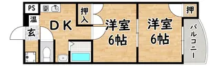 大阪府大阪市平野区長吉長原3【マンション】の間取り