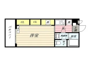 リブリ・東林間【1階】の間取り