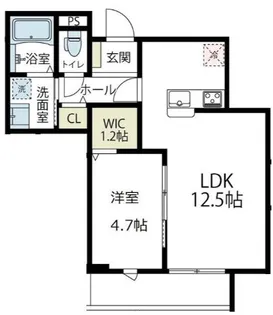 神奈川県川崎市多摩区宿河原7【アパート】の間取り