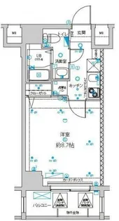 グランドパーク親水公園【4階】の間取り