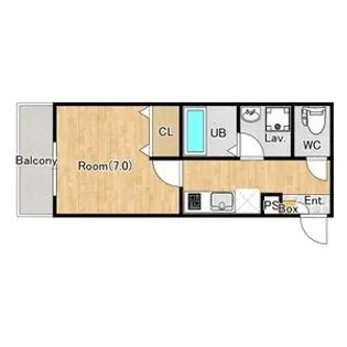 ジーメゾン相模原淵野辺【1階】の間取り