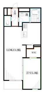 東京都三鷹市井口3【アパート】の間取り