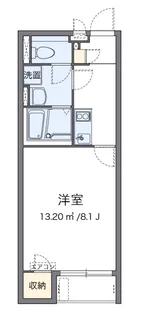東京都東大和市立野2【アパート】の間取り