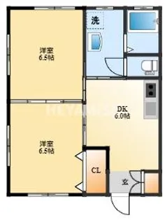 メゾン清水【1階】の間取り