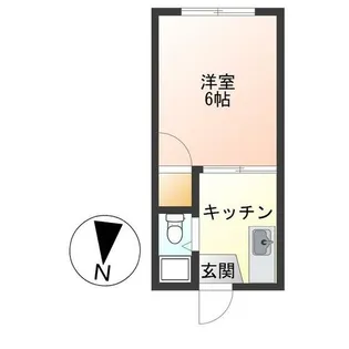 クラウンハイツ【1階】の間取り