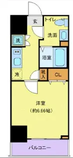 ハウスセゾン新板橋【7階】の間取り