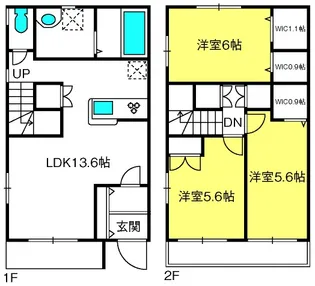 グラン・ルーブル【2階】の間取り