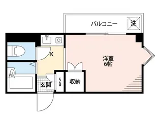 ソレイユ片山【3階】の間取り