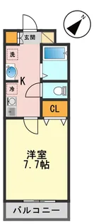 ヴィルハープ新小岩【2階】の間取り