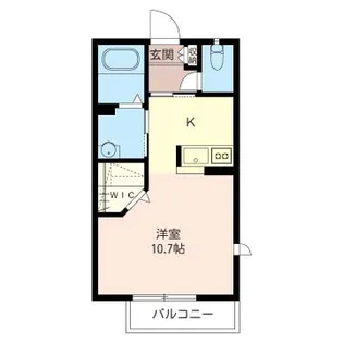 ハッピークローバーB棟【1階】の間取り