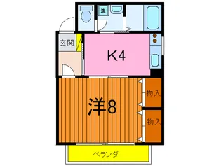 T・Kフラット【1階】の間取り