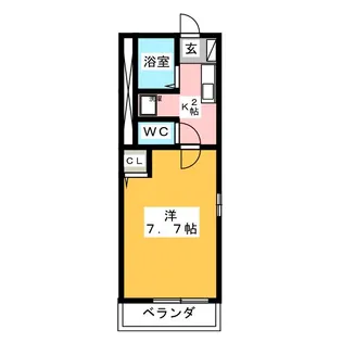 エンゼルハウス【1階】の間取り