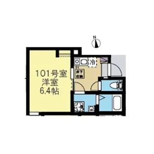 ルノン日吉【1階】の間取り