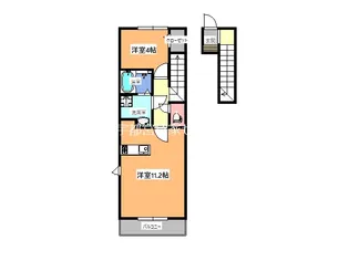 RION御幸ヶ原町【2階】の間取り