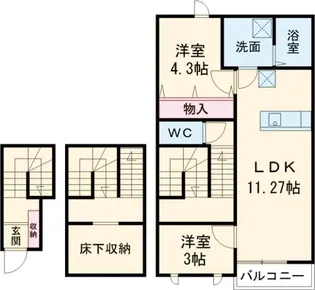 リベルタ【2階】の間取り