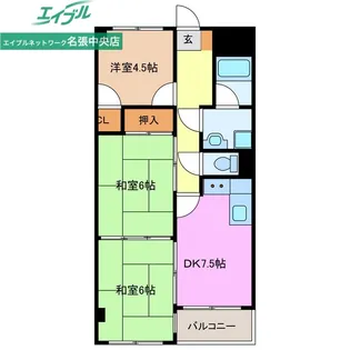 マ・メゾン【6階】の間取り
