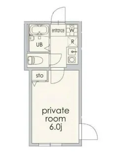 ヴィル中落合【2階】の間取り