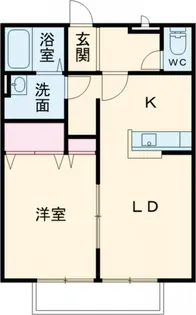 リリカ23【2階】の間取り